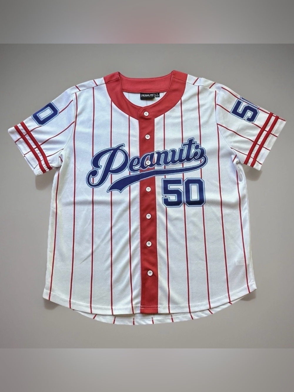 Peanuts Snoopy Good Grief Athletic Club Baseball Jersey Men’s Large